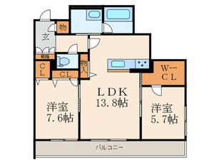 ガーデンREI足立山麓の物件間取画像